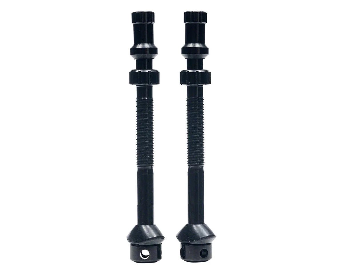 Stan's Universal+ Presta Valves (Black) (63mm) (Pair)